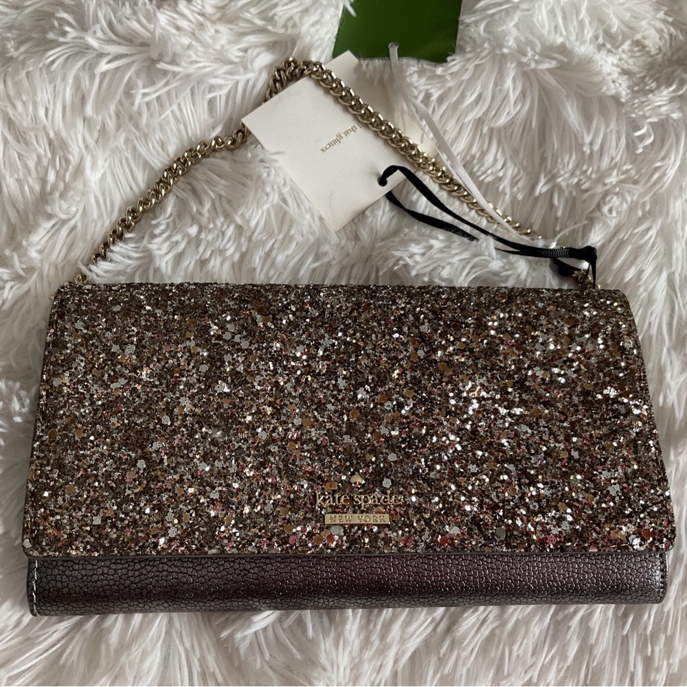 Kate Spade All That Glitters Clutch NWT